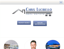 Tablet Screenshot of chrislucibello.com